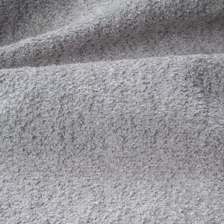 Narożnik DELI z funkcją spania na nóżkach, prawostronny, srebrny