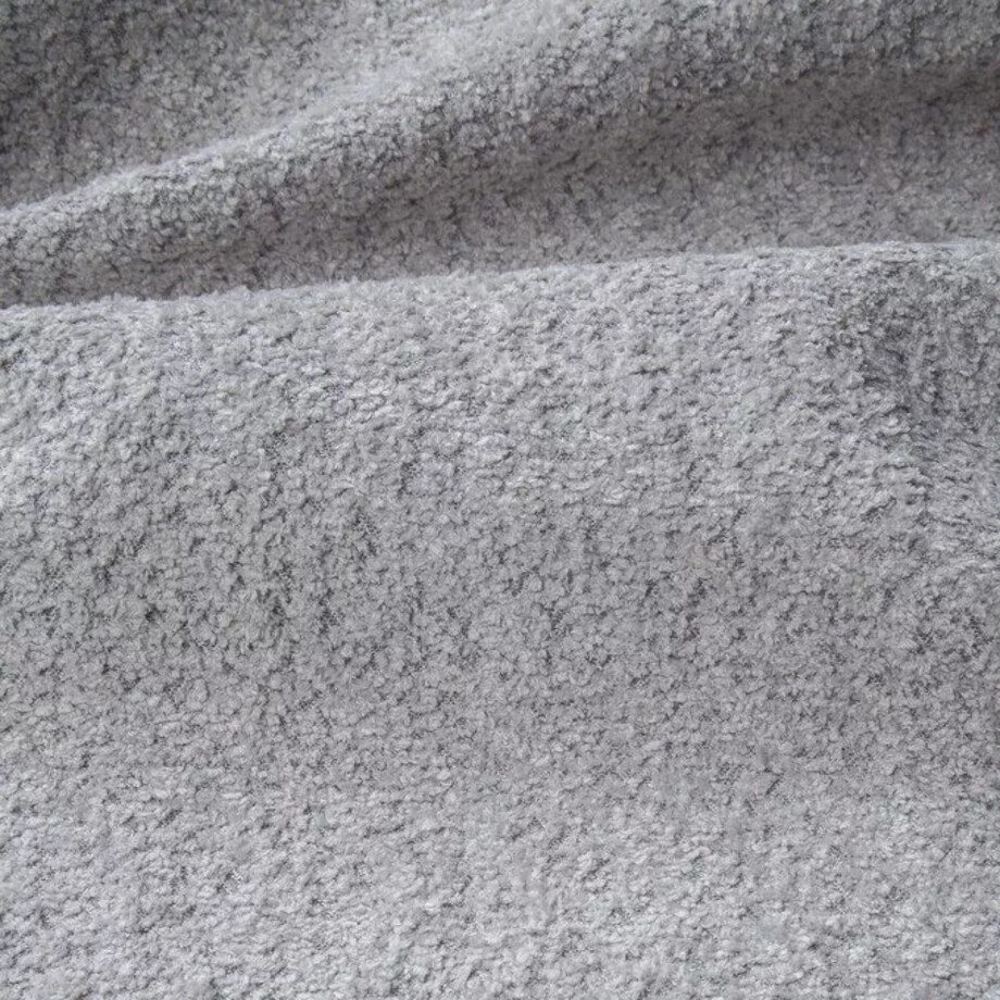 Narożnik DELI z funkcją spania na nóżkach, prawostronny, srebrny