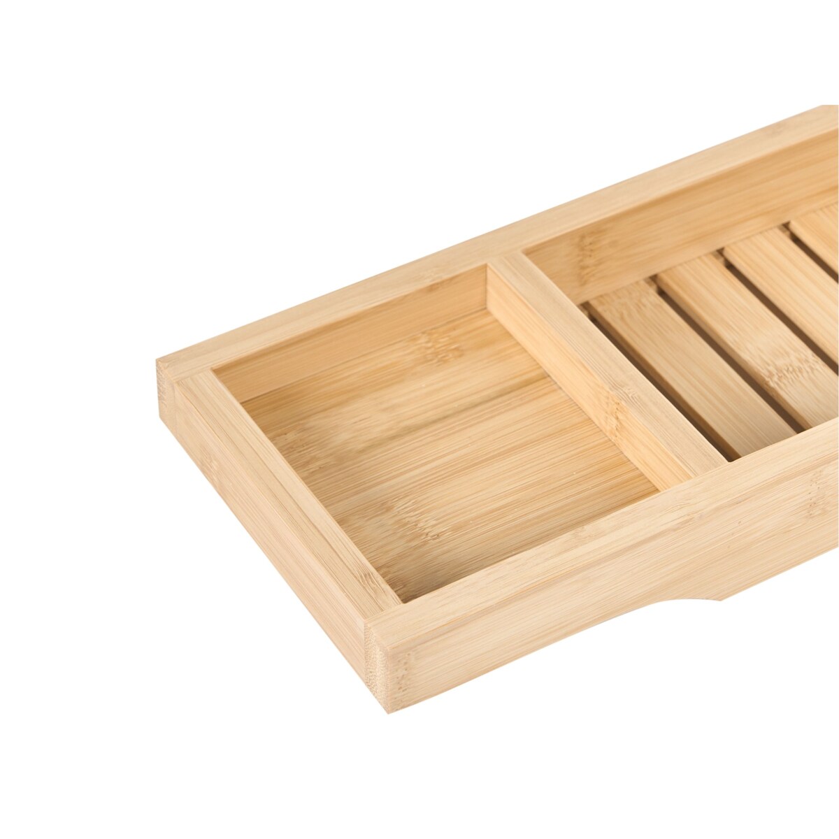 Półka na wannę bambusowa jasne drewno CAUCA