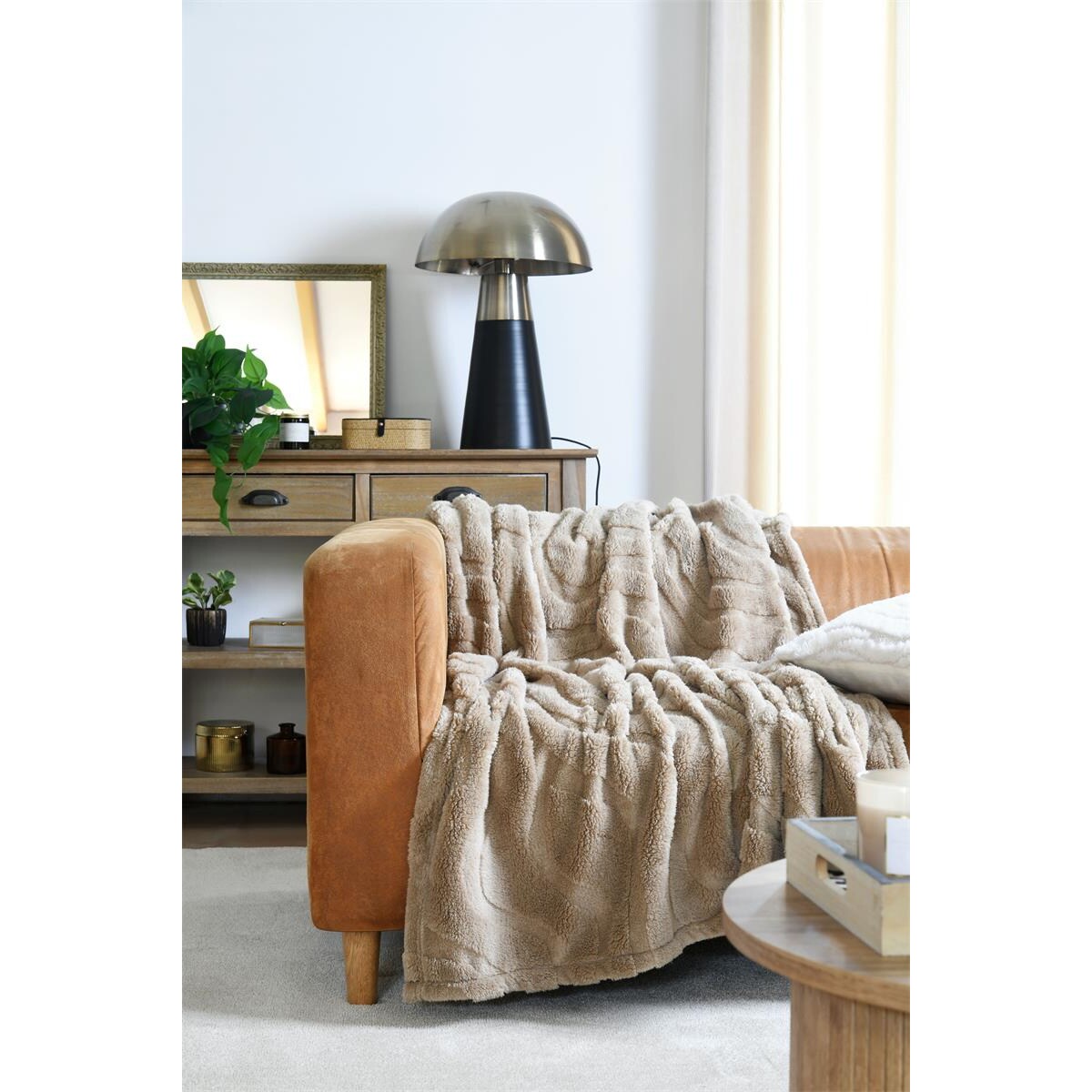 Narzuta na łóżko 130 x 156 cm