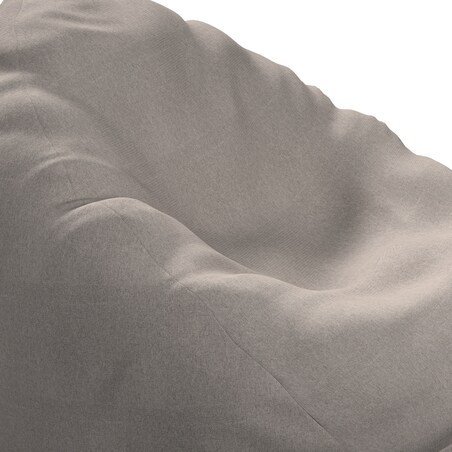 Worek do siedzenia Bowli, beżowo-szary, Ø60 x 105 cm, Lollipop