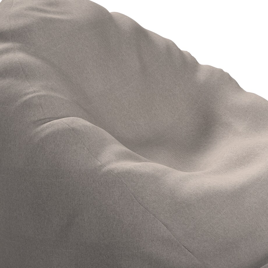 Worek do siedzenia Bowli, beżowo-szary, Ø60 x 105 cm, Lollipop