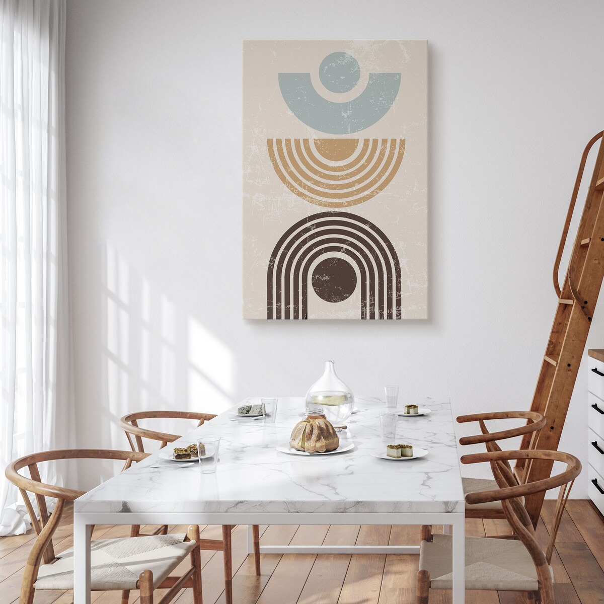 Obraz Beżowe Wzory Boho Style 30x40cm