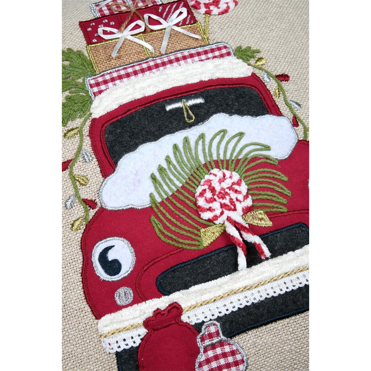 Świąteczna poduszka z nadrukiem, 45 × 45 cm