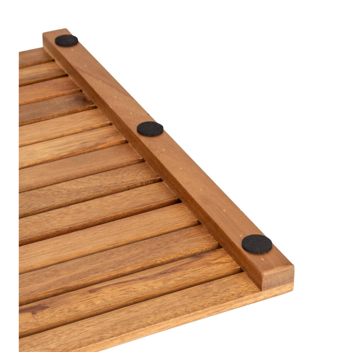 Kratka prysznicowa z drewna akacji, 40 x 60 cm