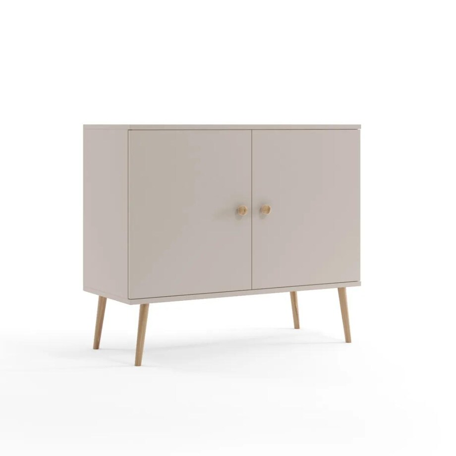 Komoda LEBEL z drzwiczkami 100cm kaszmirowa