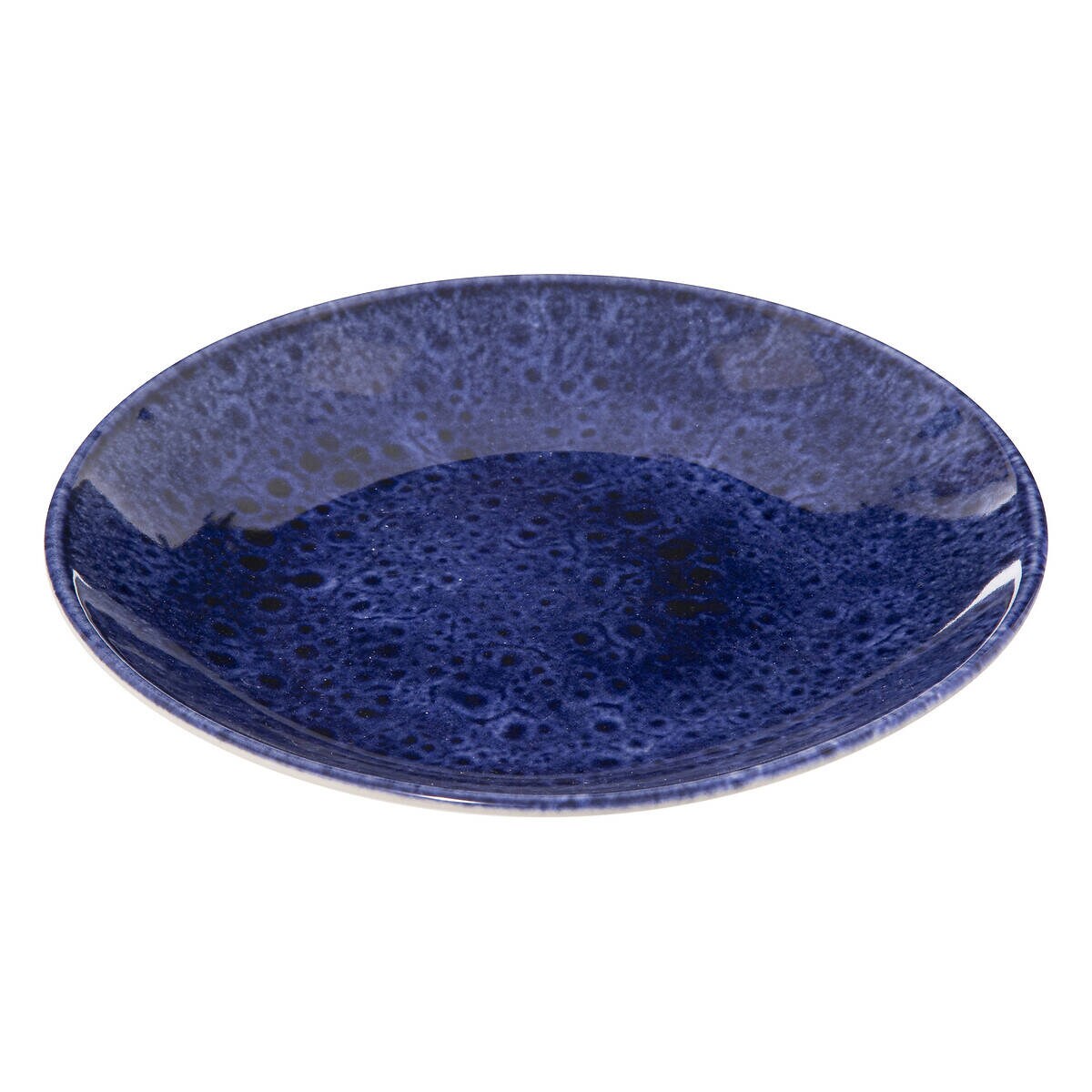 Talerzyk do ciasta z kamionki CASA, granatowy, Ø 21 cm