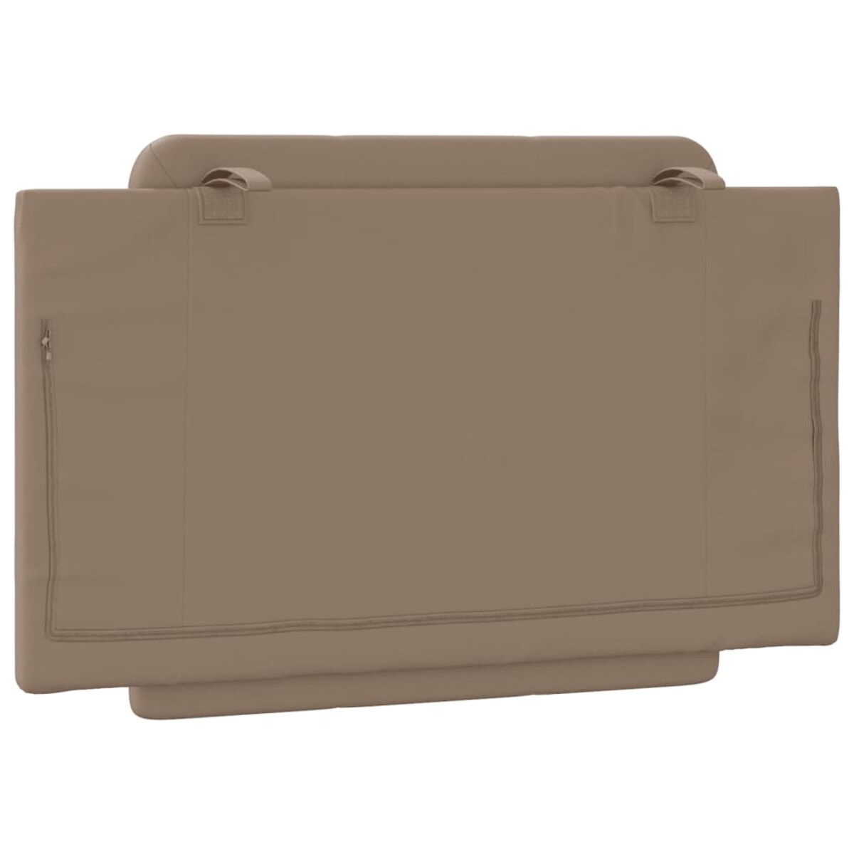 vidaXL Poduszka na wezgłowie, Zadar, cappuccino, 90 cm, sztuczna skóra