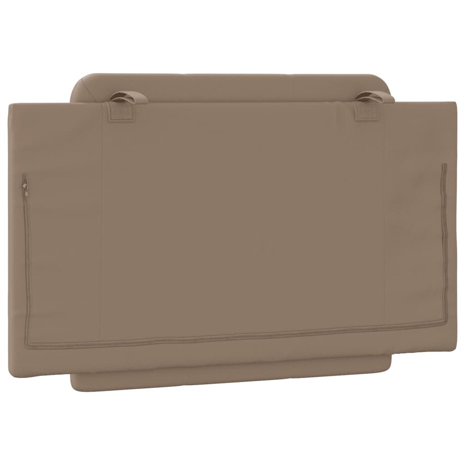 vidaXL Poduszka na wezgłowie, Zadar, cappuccino, 90 cm, sztuczna skóra