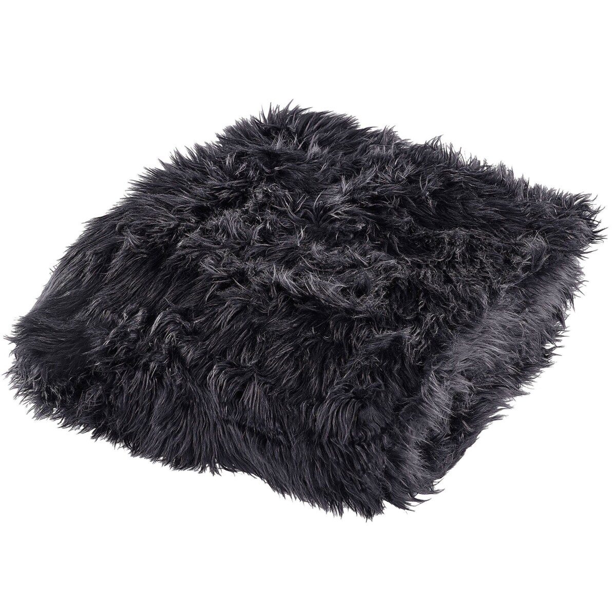 Narzuta na łóżko 200 x 220 cm czarna DELICE