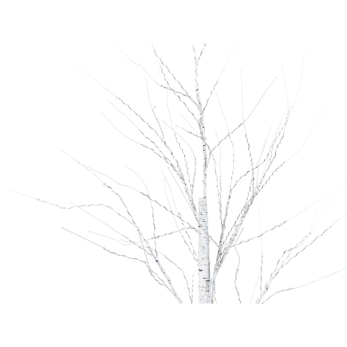 Dekoracja ogrodowa LED choinka 160 cm biała LAPPI