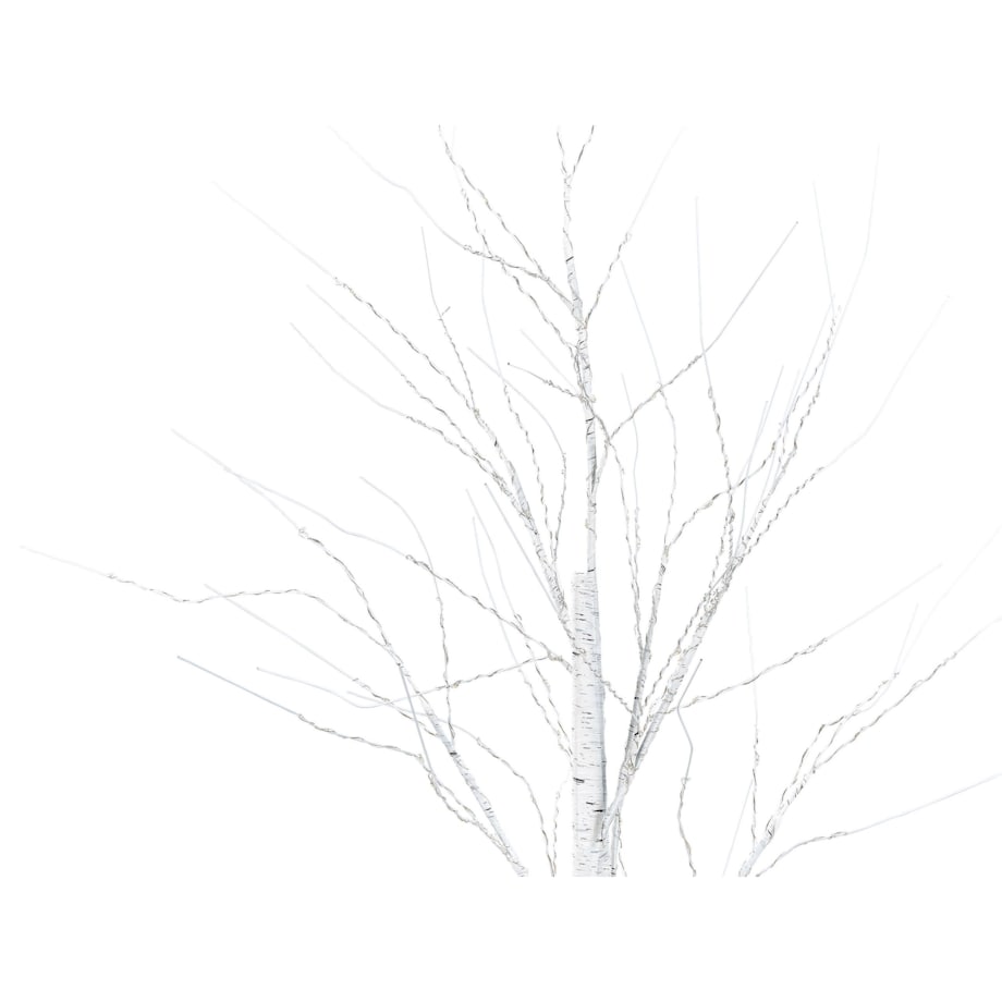 Dekoracja ogrodowa LED choinka 160 cm biała LAPPI