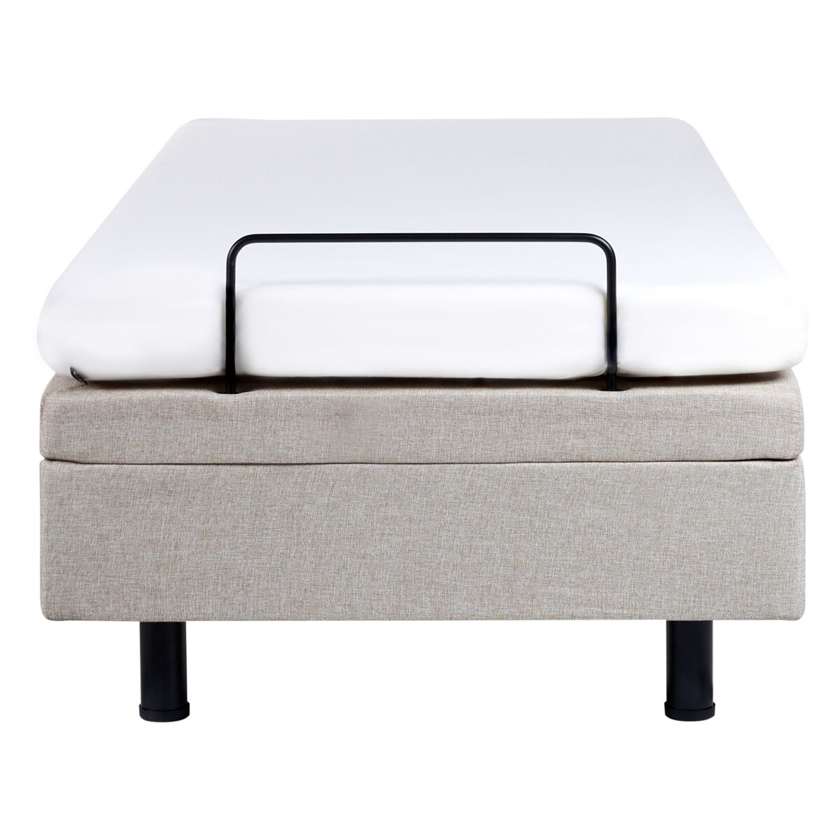 Łóżko regulowane bez zagłówka DUKE 90 x 200 cm Beżowy