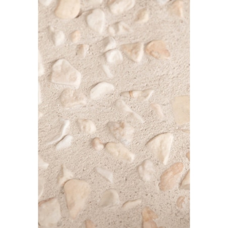 Stolik pomocniczy, boczny, Ø35 cm z betonu, Elyndra,