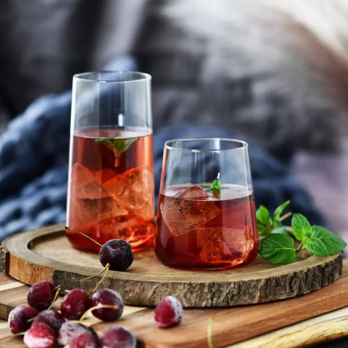 Nowoczesne Szklanki Avant-Garde Krosno 6 x 430 ml do Whisky Wody Drinków Duże