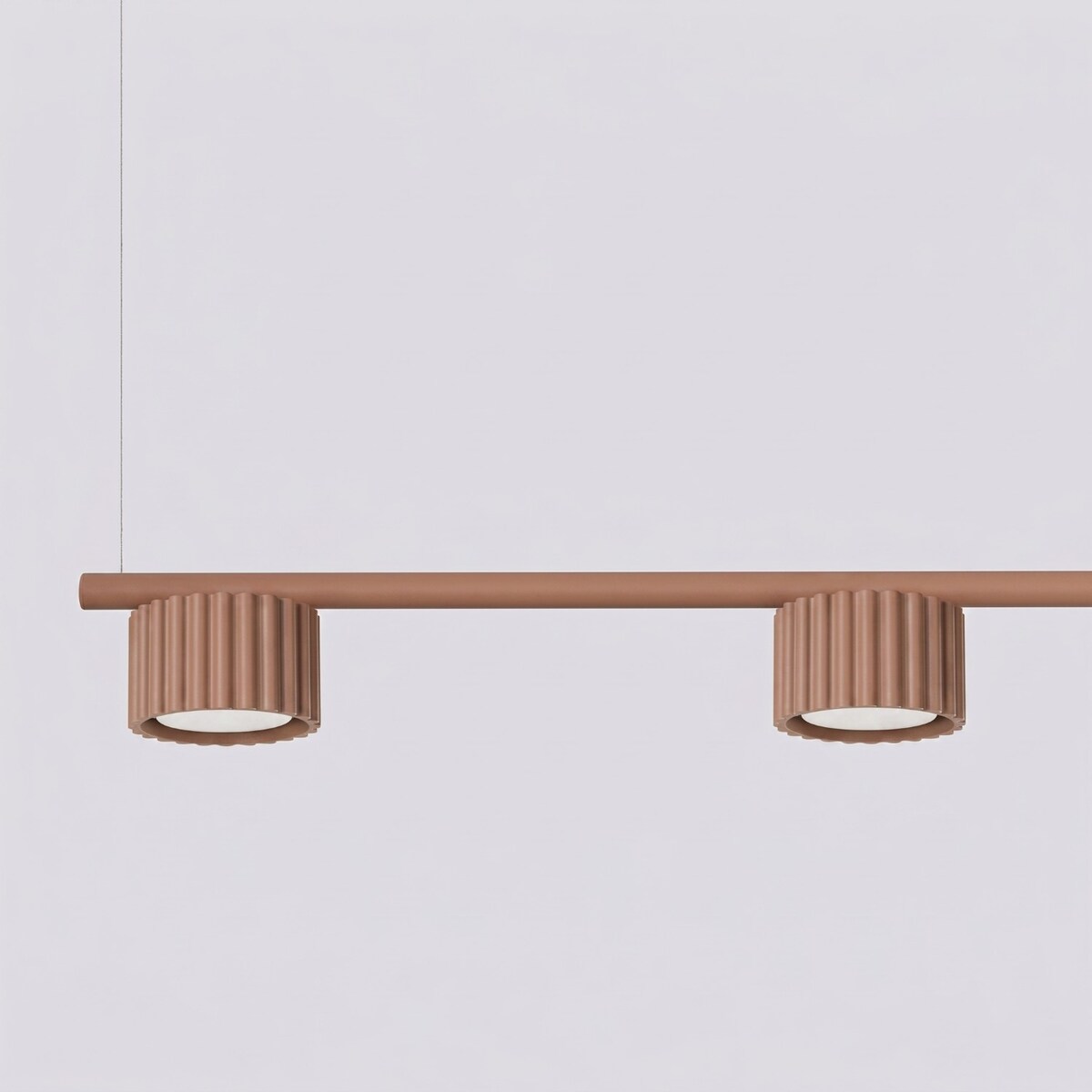 Żyrandol AURA 4 mocca Gx53