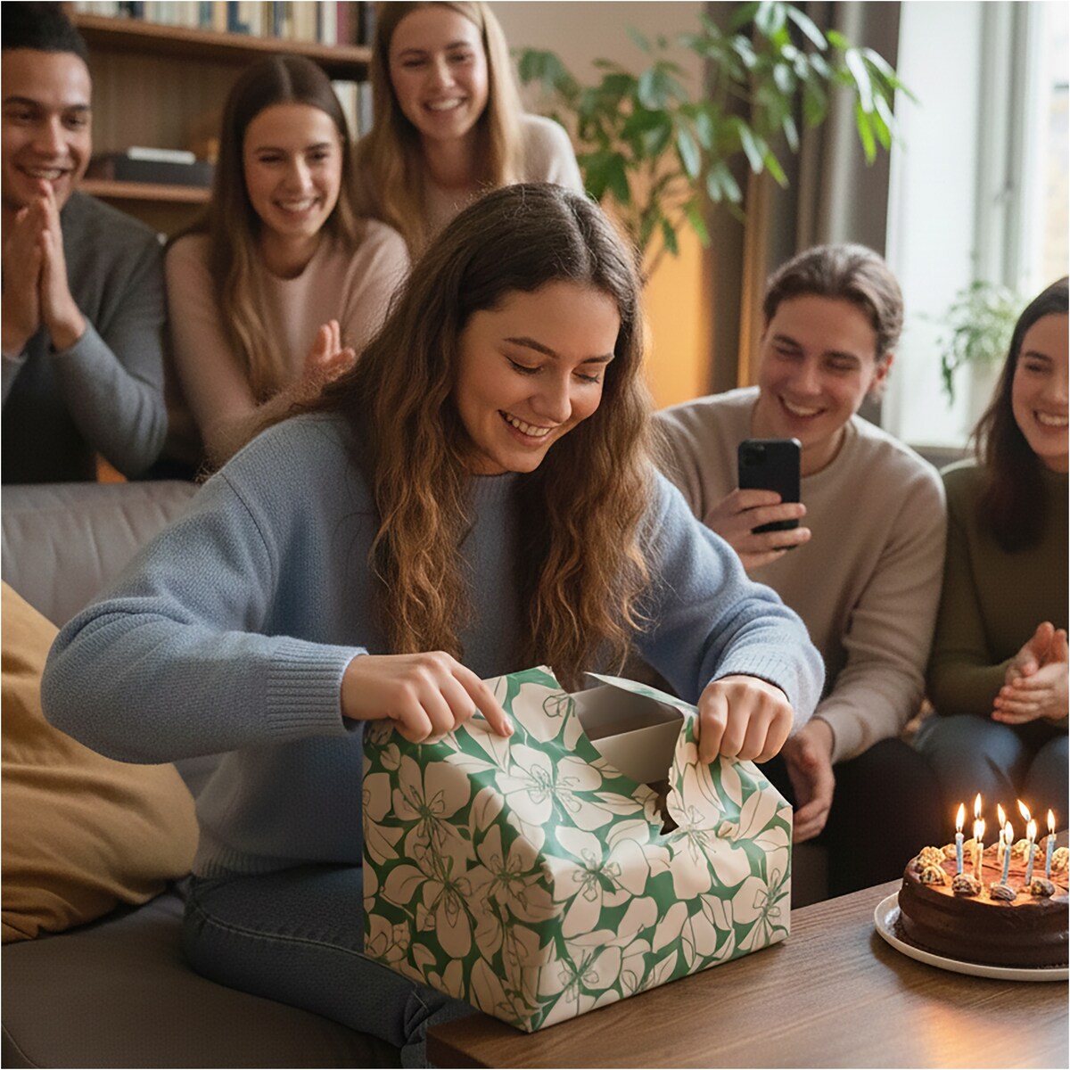 Papier do pakowania prezentów 25 METRÓW MEGAROLKA Urodzinowy Do Paczek Ozdobny