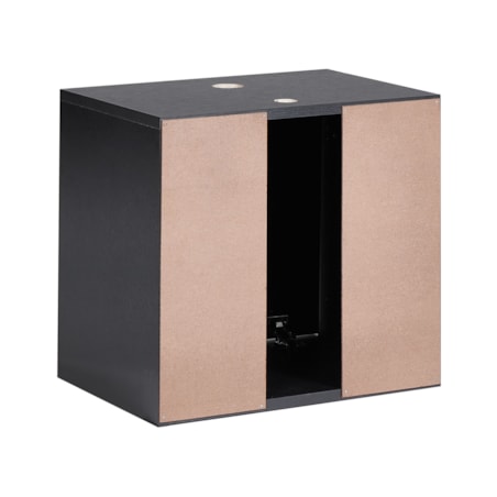 Wisząca szafka pod umywalkę SUZANO 45 cm Czarny