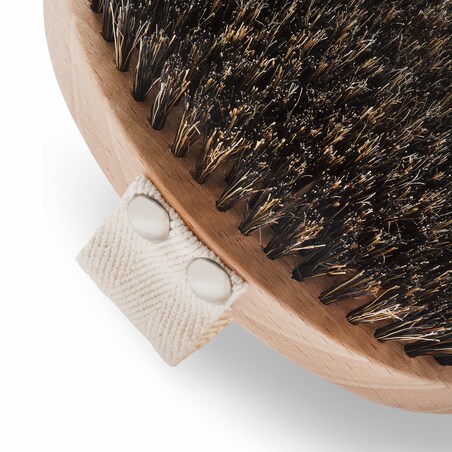 Szczotka do masażu ciała - naturalne włosie dzika, No.17