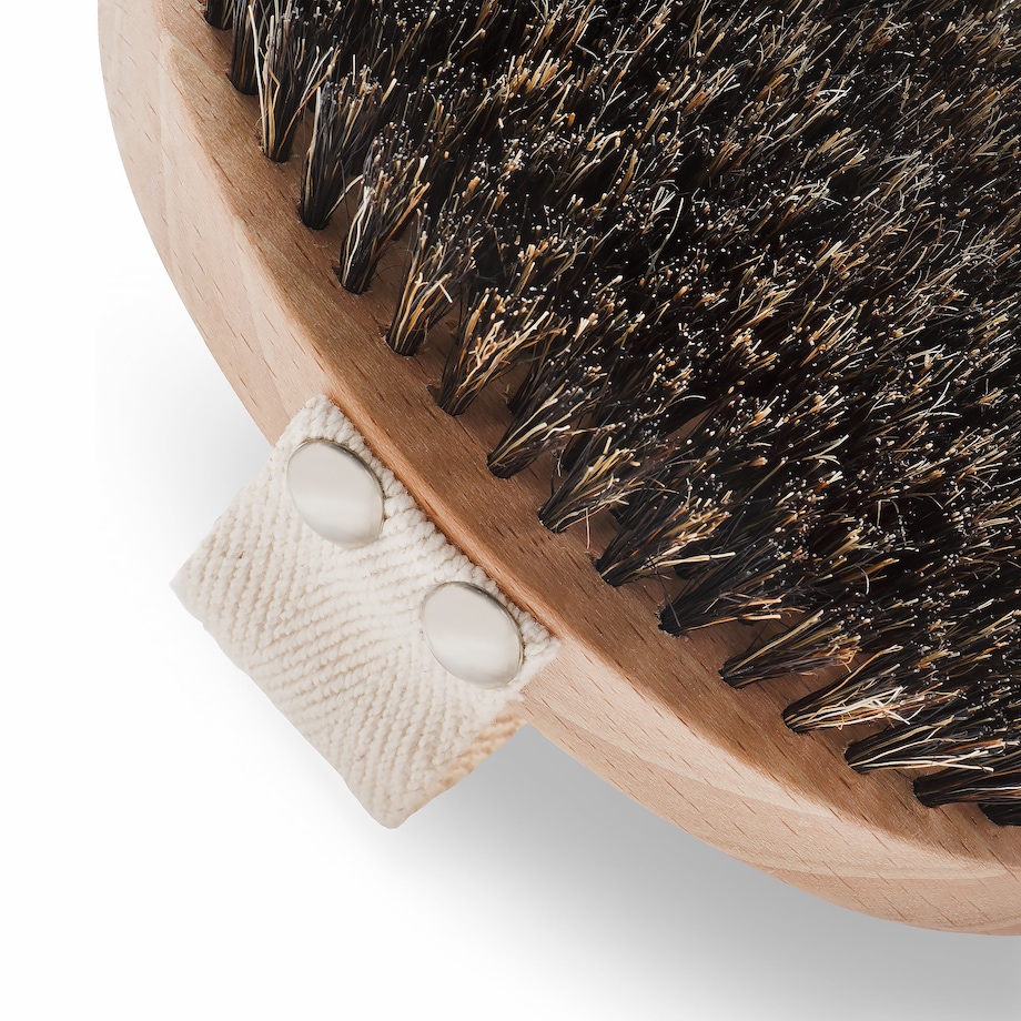 Szczotka do masażu ciała - naturalne włosie dzika, No.17