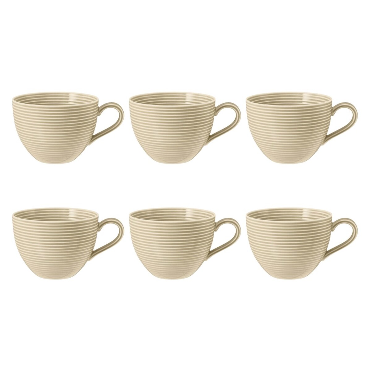 SELTMANN BEAT COLOR GLAZE Zestaw 6 filiżanek do kawy 350 ml