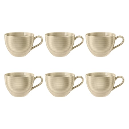 SELTMANN BEAT COLOR GLAZE Zestaw 6 filiżanek do kawy 350 ml