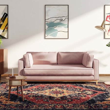 Celerio sofa 3 osobowa Różowa