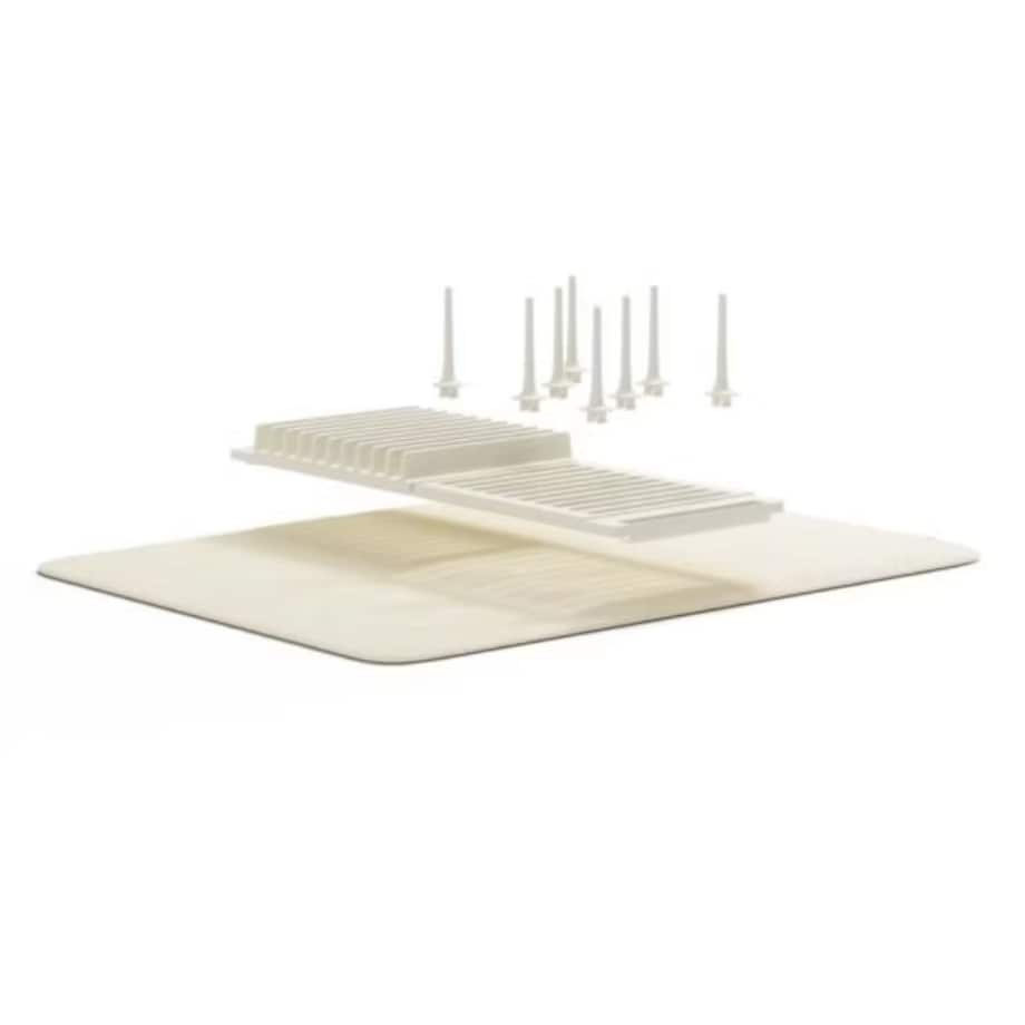 Mata do suszenia naczyń kremowa Udry Peg, 47 x 17 x 9 cm, Umbra