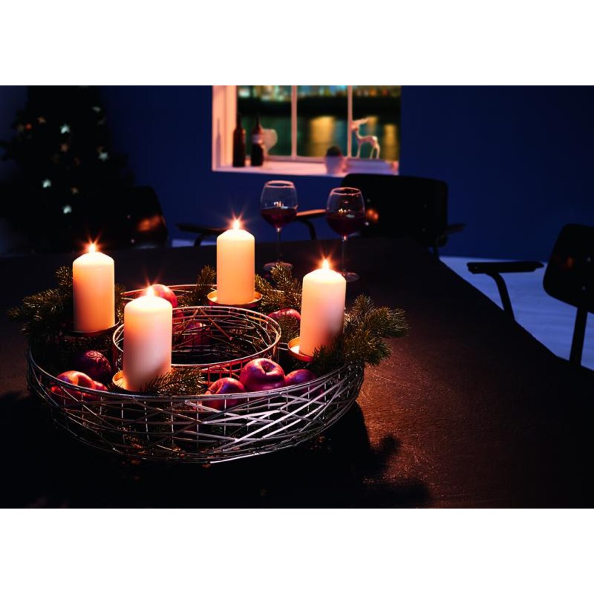 Świecznik TAHOMA XXL, stal