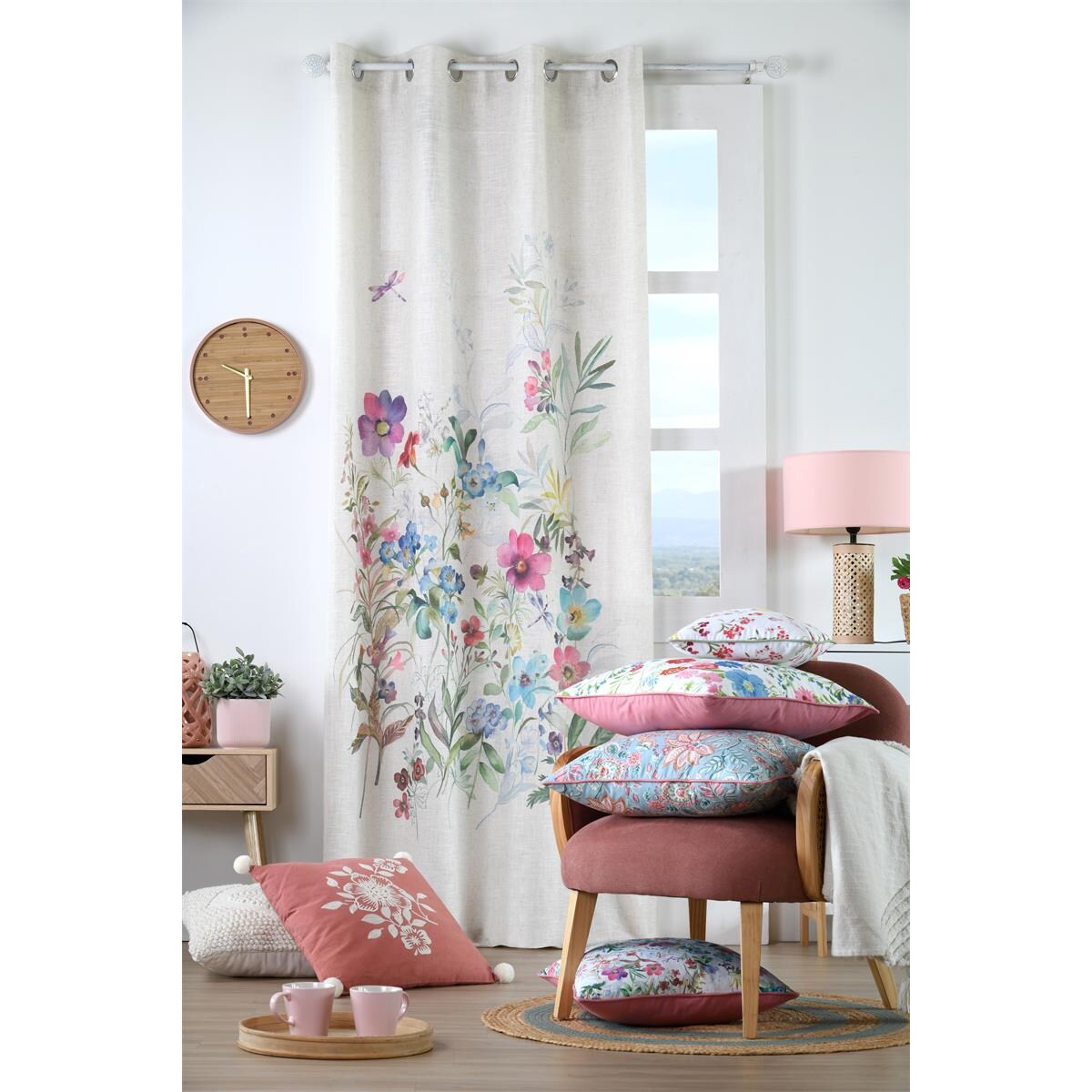 Poduszka dekoracyjna MAGNOLIA, bawełniana, 45 x 45 cm