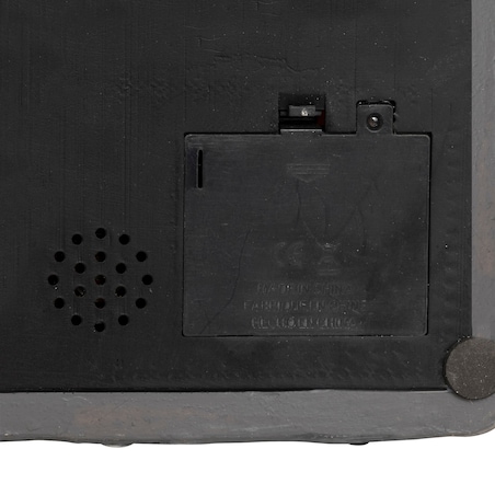 Dekoracja - LED bordowy domek świąteczny 18,5x17,5x21,5 cm