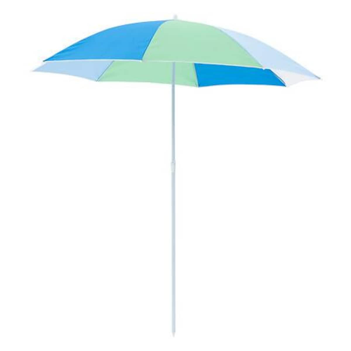 PARASOL PLAŻOWY 1,55m Porto zielono-niebieski regulowany