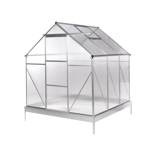 Szklarnia ogrodowa APULIA Srebrny 190 cm