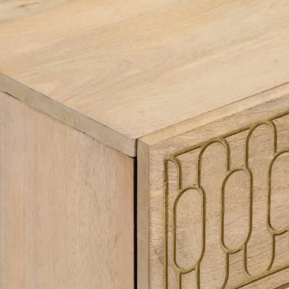 vidaXL Szafki nocne, 2 szt., 40x33x46 cm, lite drewno mango