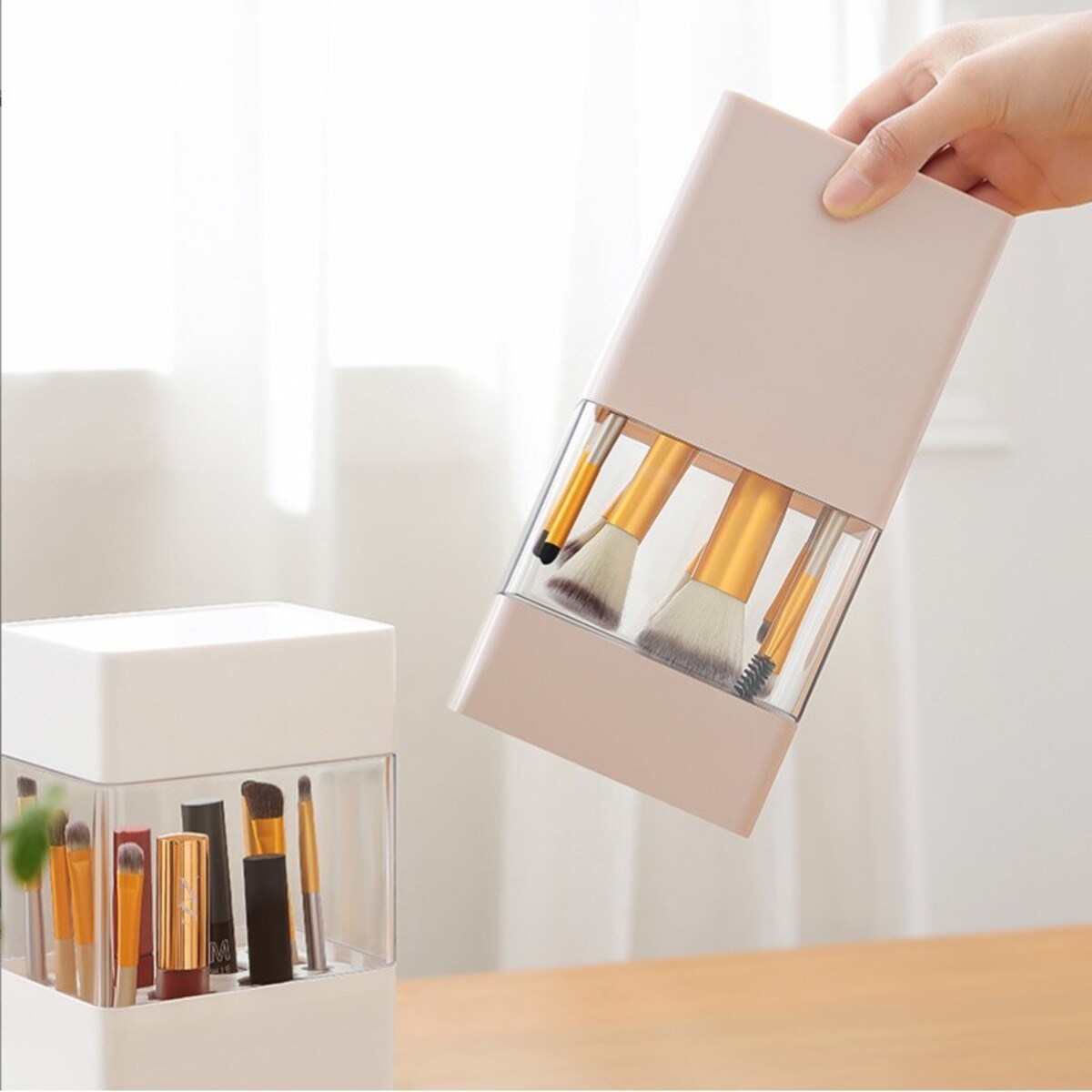 Organizer na pędzle, Pojemnik do suszenia 12 szt. pędzli 22 x 10,5 x 8 cm CB71R