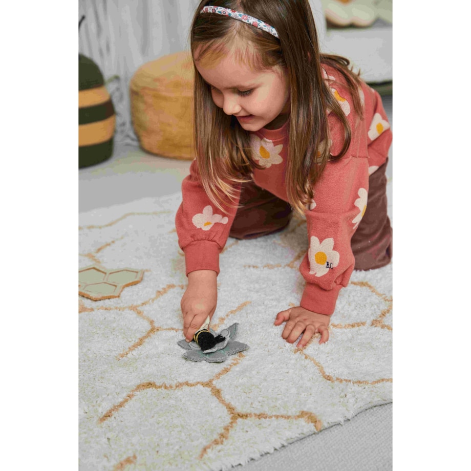 Dywan bawełniany do zabawy Pollination, Planet Bee, Lorena Canals