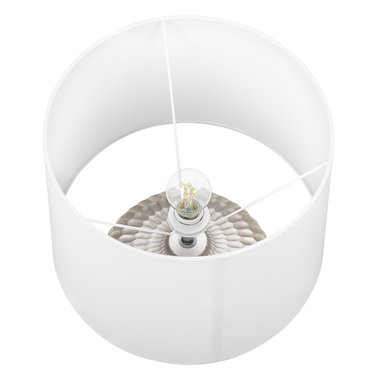 Lampka nocna ceramiczna złota PIRITA