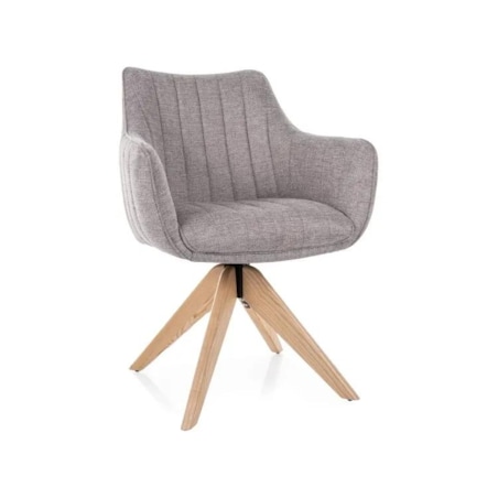 Krzesło tapicerowane AZALIA D BREGO szare