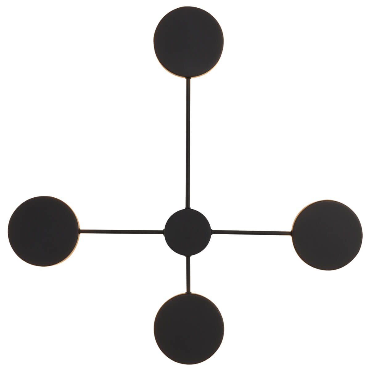 Ścienna lampa salonowa Clex MW1134-750 Step LED 12W 3000K sticks koła czarna