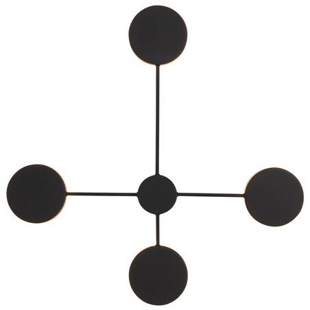 Ścienna lampa salonowa Clex MW1134-750 Step LED 12W 3000K sticks koła czarna