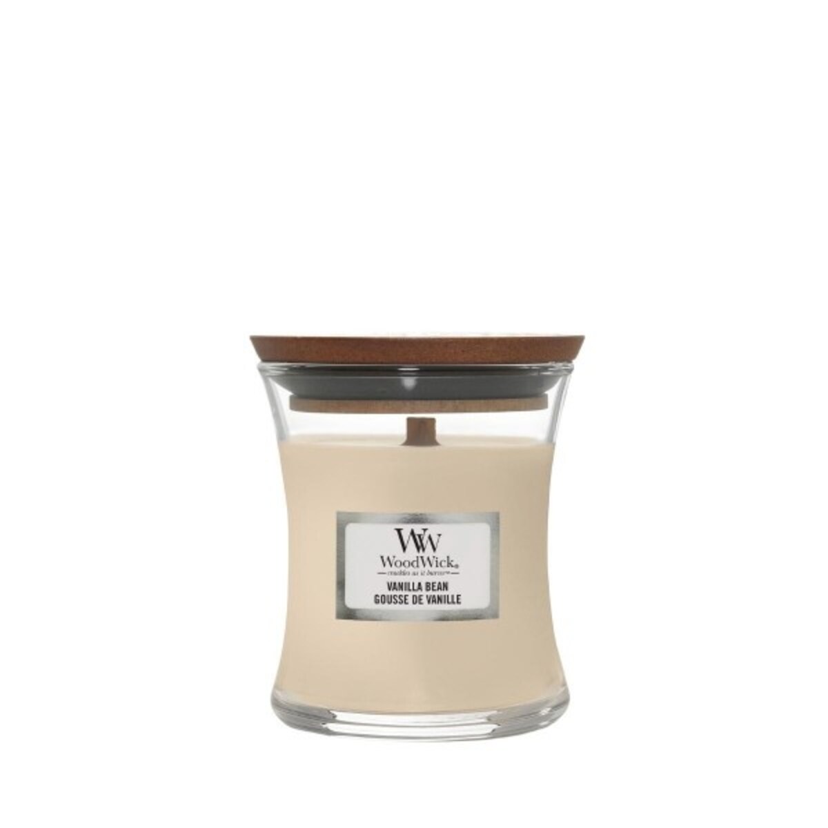 WoodWick świeca mała VANILLA BEAN