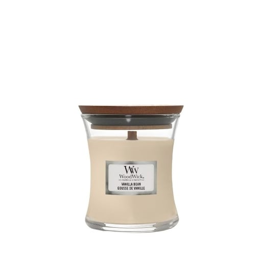 WoodWick świeca mała VANILLA BEAN