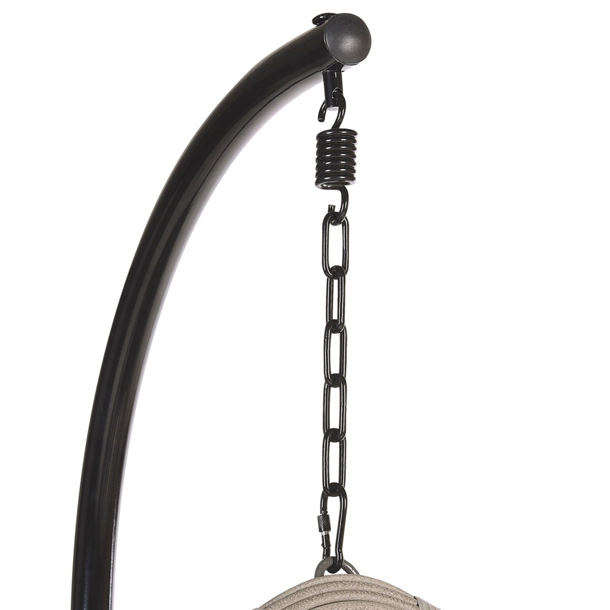 Stojak na fotel wiszący czarny STAN