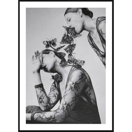 Poster Story, Plakat, Obraz - Kobiety z Motylami, wymiary 50 x 70 cm