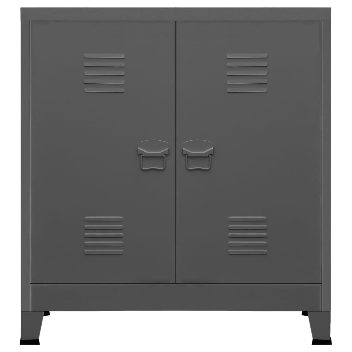 vidaXL Industrialna szafka, antracytowa, 90x40x100 cm, stalowa