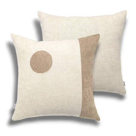 Kremowy zestaw poduszek Minimal - styl nowoczesny