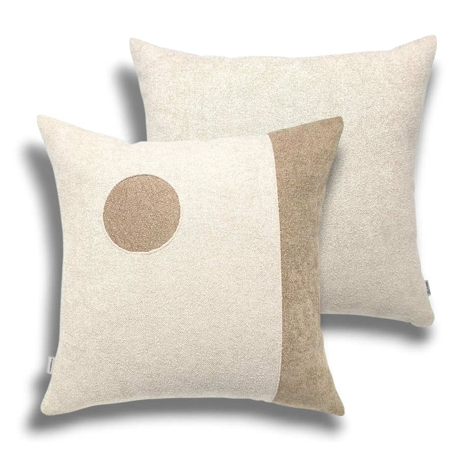 Kremowy zestaw poduszek Minimal - styl nowoczesny