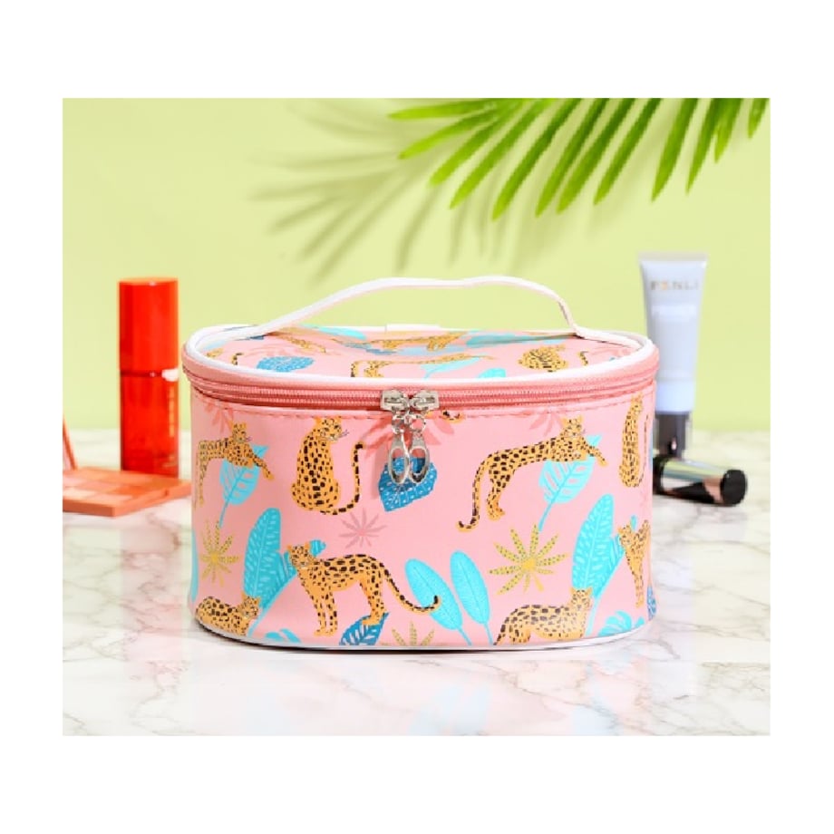 Kosmetyczka rozkładana kuferek safari KS78