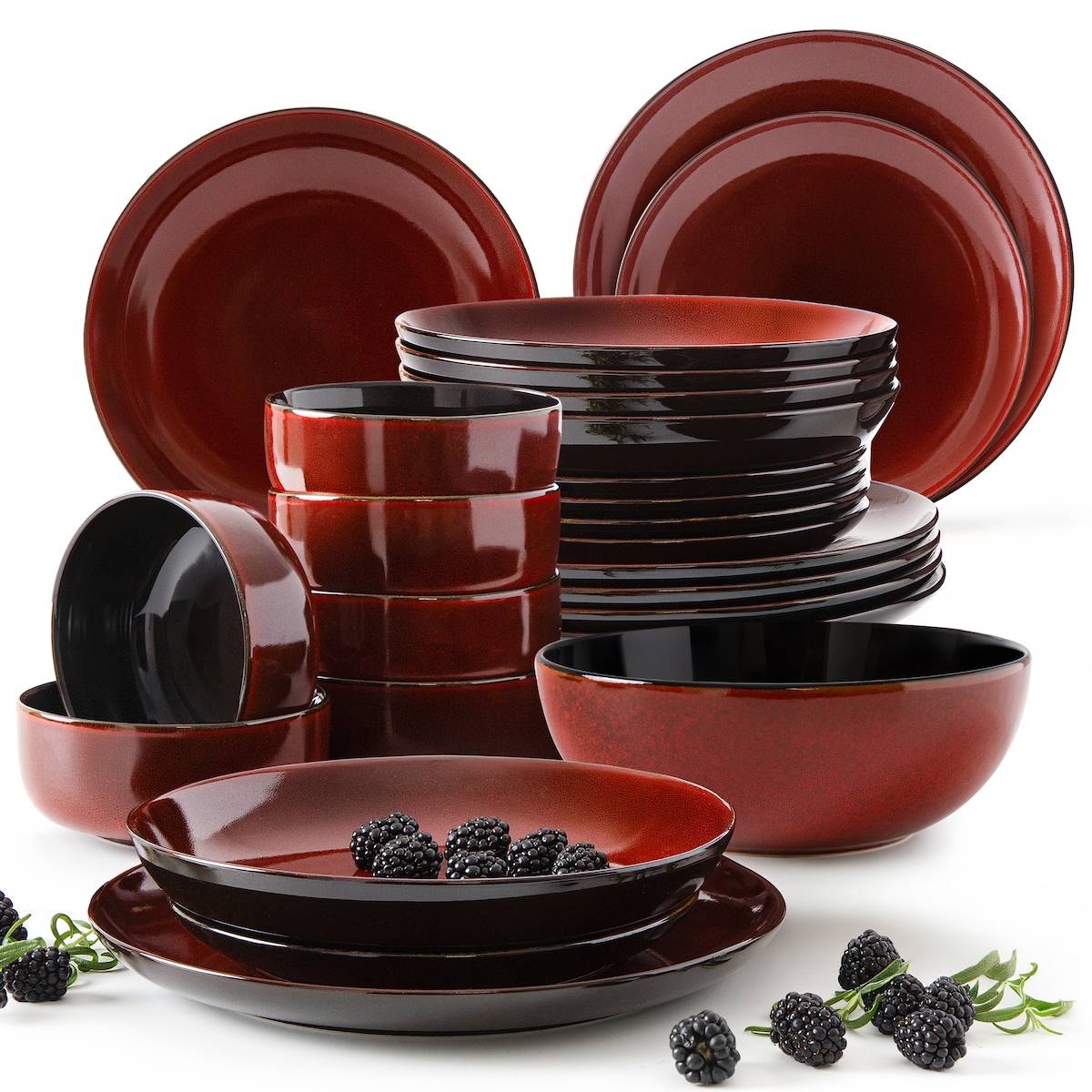 GAMBIA Zestaw obiadowy 6 os. (25 el.)