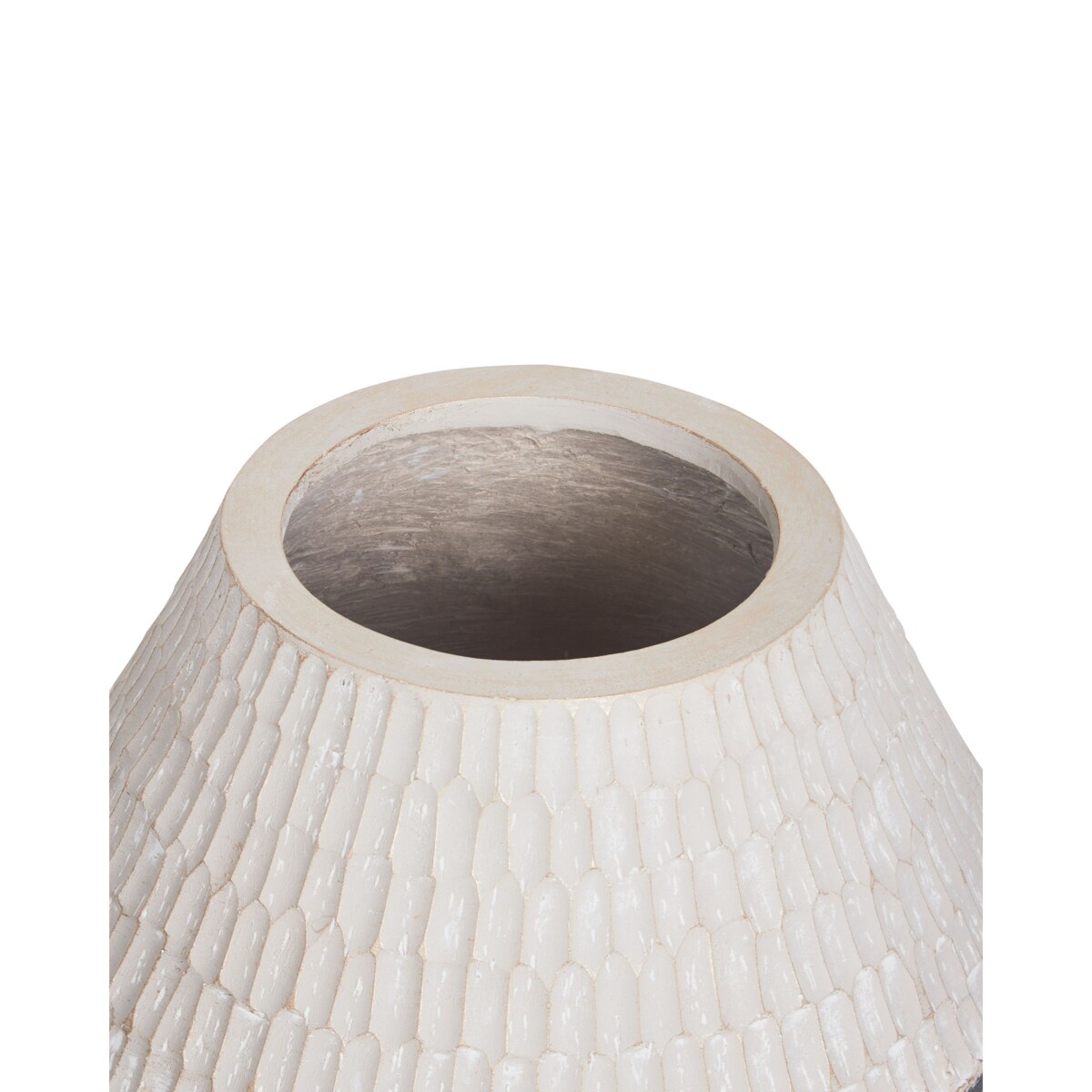 Wazon na kwiaty ARUNCUS Tlenek magnezu 30 cm Beżowy